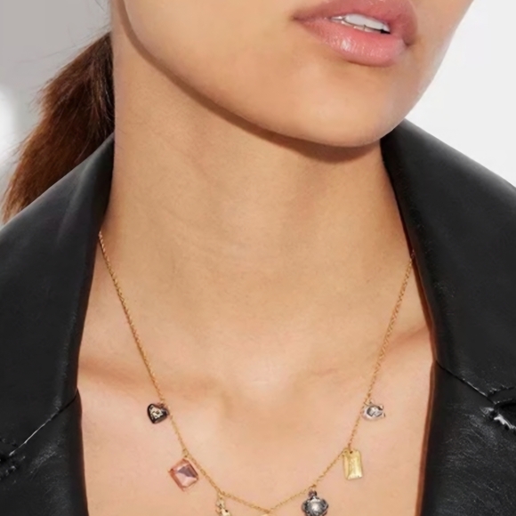 Coach Signature Tabby Charm Necklace - Picture 6 of 6